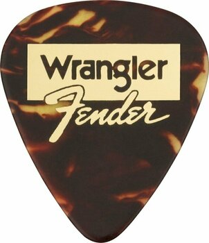 Pick Fender Wrangler 351 Celluloid Picks Medium Pick - 1