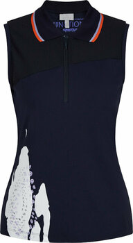 Риза за поло Sportalm Gerda Womens Sleeveless Deep Water 36 Риза за поло - 1