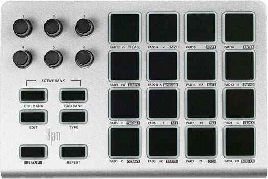 Controler MIDI ESI Xjam - 1