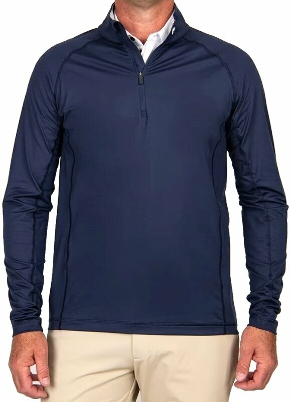Hættetrøje/Sweater Kjus Mens Curve Half Zip Atlanta Blue 50