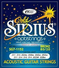 Akusztikus gitárhúrok Gorstrings SIRIUS Gold SG7-1152 Akusztikus gitárhúrok