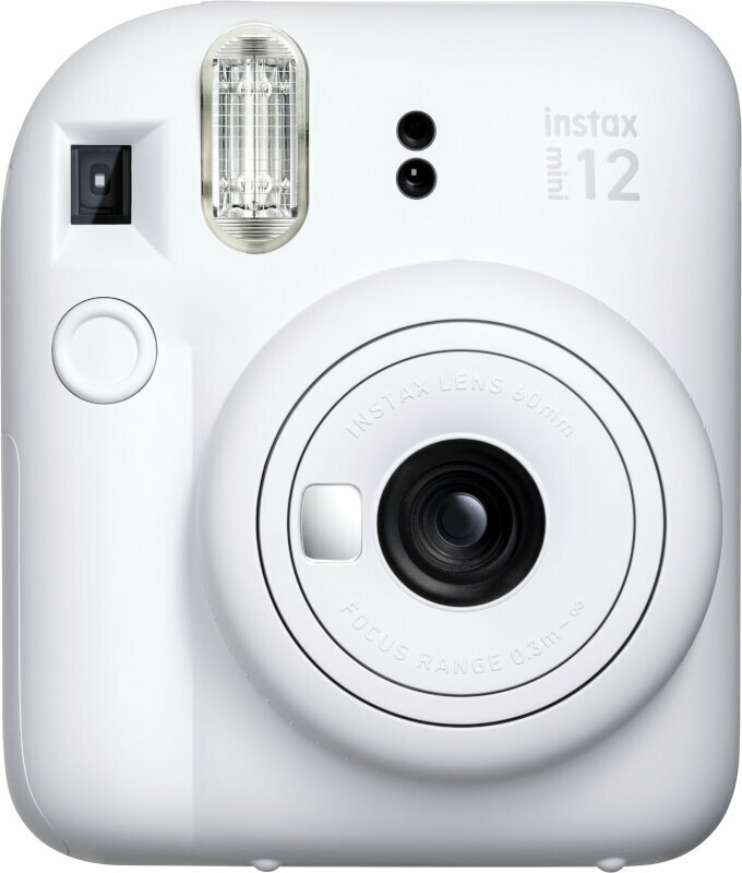 Błyskawiczne kamery Fujifilm Instax Mini 12 Clay White