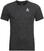 Hardloopshirt met korte mouwen Odlo The Run Easy Millennium Linencool T-Shirt Black Melange S Hardloopshirt met korte mouwen