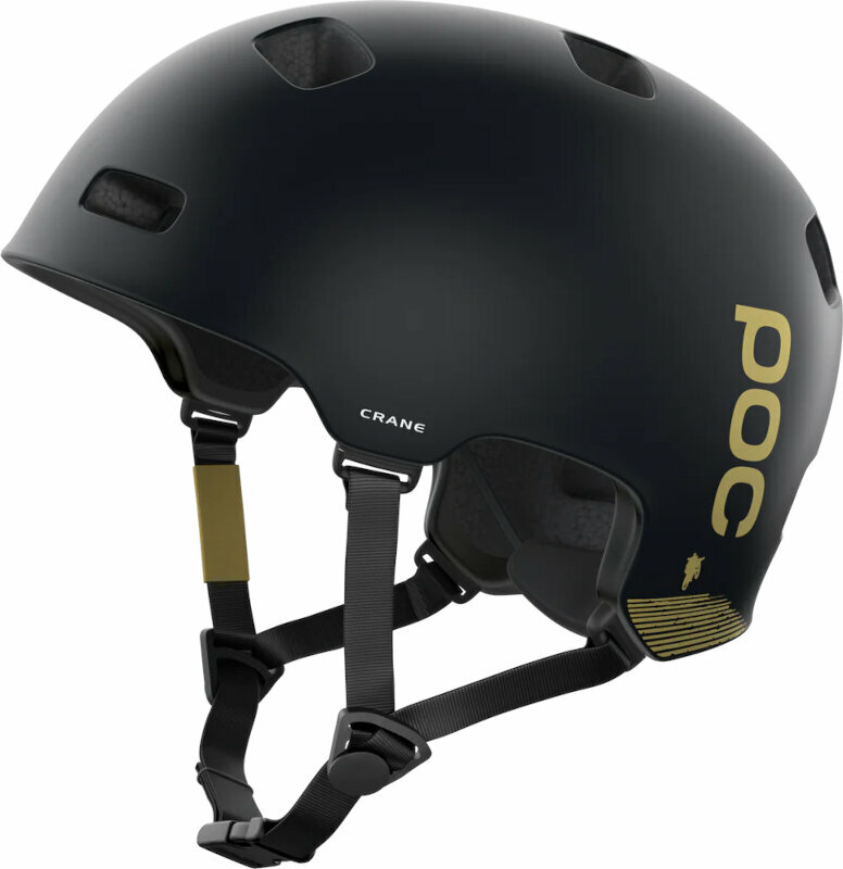 Cyklistická helma POC Crane MIPS Fabio Ed. Uranium Black Matt/Gold 59-62 Cyklistická helma