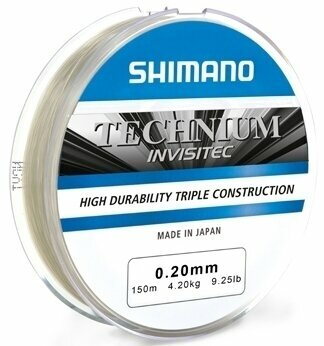 Vlasec, šnúra Shimano Technium Invisitec Grey 0,255 mm 6,7 kg 300 m