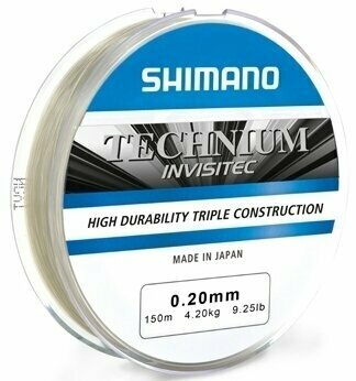 Horgász zsinór Shimano Technium Invisitec Grey 0,305 mm 9 kg 300 m Zsinór - 1