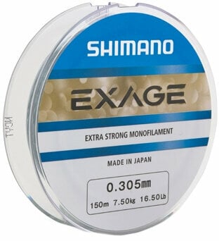 Angelschnur Shimano Exage Steel Grey 0,165 mm 2,3 kg 150 m Angelleine