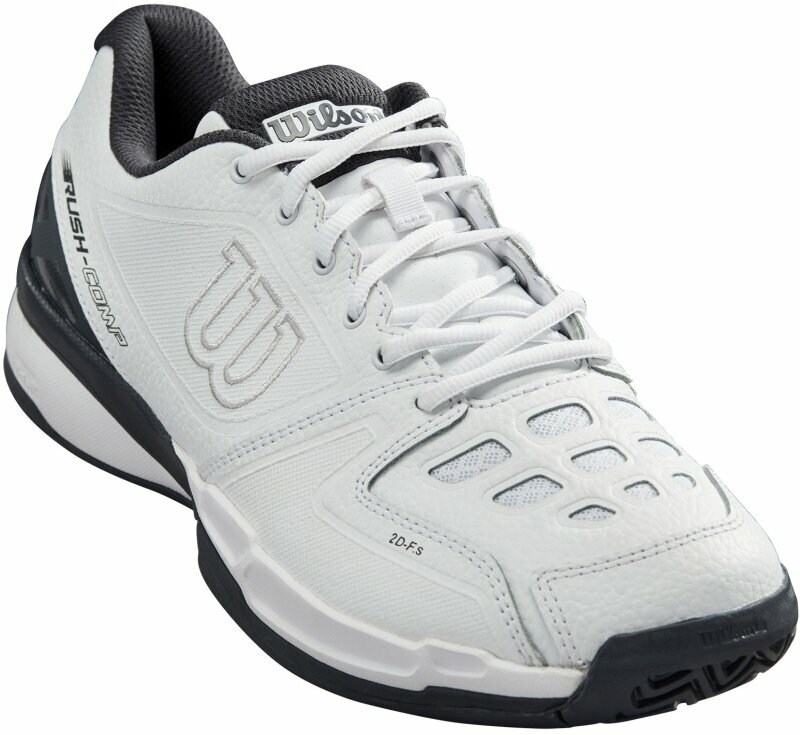 Wilson Rush Comp LTR Mens Shoe White/White/Ebony 41