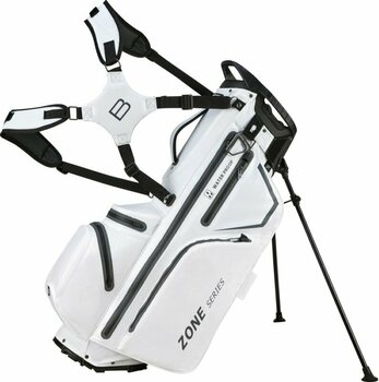 Golf Bag Bennington Zone Stand Bag White/Canon Grey Golf Bag - 1