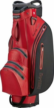 Golf Bag Bennington Grid Orga Cart Bag Red/Grey/Black Golf Bag - 1