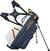 Golf Bag Bennington Clippo Stand Bag Navy/White/Orange Golf Bag