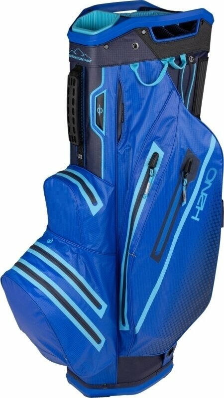 Saco de golfe Sun Mountain H2NO Cart Bag 2023 Navy/Blue/Ocean Saco de golfe