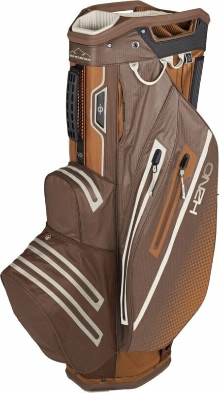 Sac de golf Sun Mountain H2NO Cart Bag 2023 Java/Pecan Sac de golf
