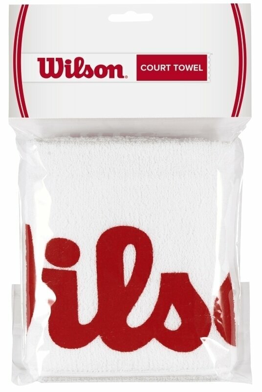 Fitness towel Wilson Fitness towel Court White/Red