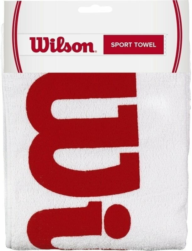 Fitness towel Wilson Fitness towel Sport White/Red
