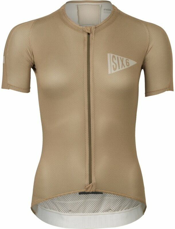 Odzież kolarska / koszulka Agu High Summer Jersey SS IV SIX6 Women Classic Toffee M