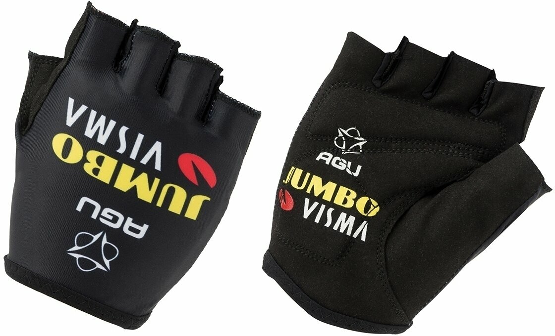 Cyklistické rukavice Agu Replica Gloves Team Jumbo-Visma Black S Cyklistické rukavice