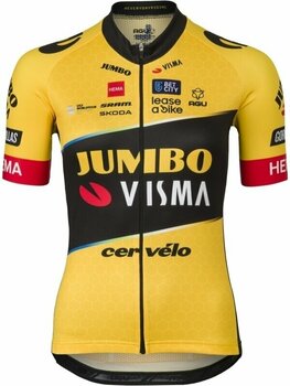Cyklo-Dres Agu Replica Jersey SS Team Jumbo-Visma Women Yellow M Dres - 1