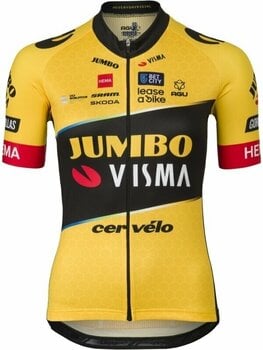 Cyklo-Dres Agu Replica Jersey SS Team Jumbo-Visma Women Yellow XL Dres - 1