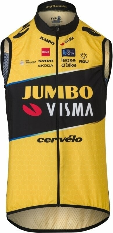 Cyklo-Bunda, vesta Agu Replica Wind Body Team Jumbo-Visma Yellow M Dres