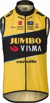 Cykeljacka, väst Agu Replica Wind Body Team Jumbo-Visma Tröja Yellow L - 1