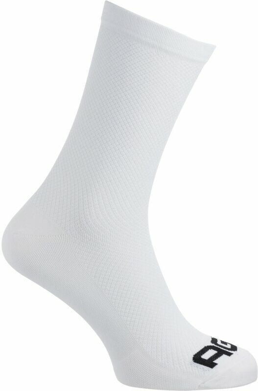 Cyklo ponožky Agu Socks Solid White L/XL Cyklo ponožky