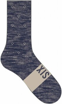 Kolesarske nogavice Agu Socks SIX6 Deep Blue L/XL Kolesarske nogavice - 1