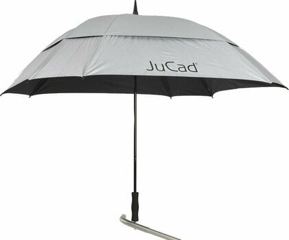 ombrelli Jucad Telescopic Umbrella Windproof With Pin Silver - 1
