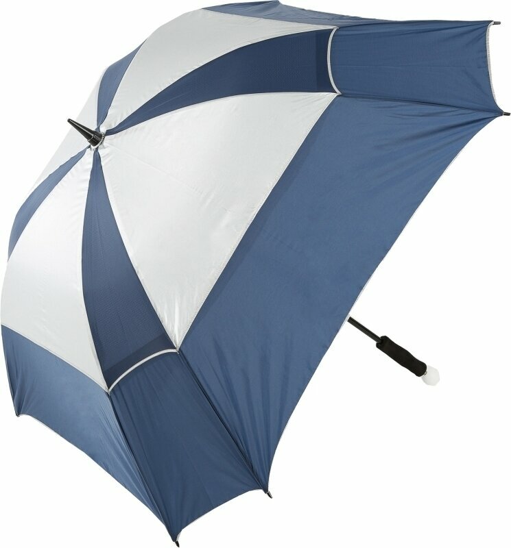 Parasol Jucad Telescopic Umbrella Windproof With Pin Blue/Silver