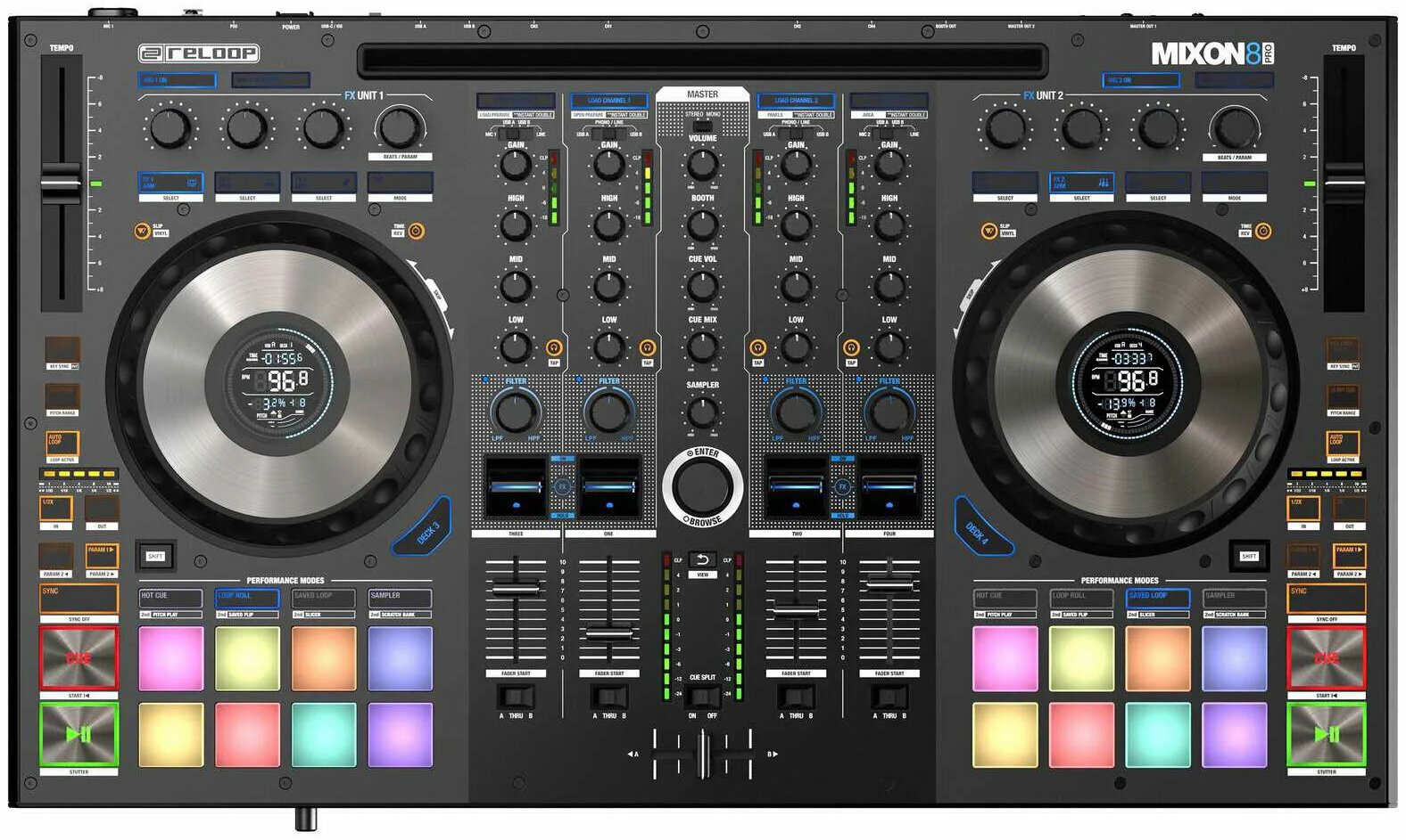 DJ Controller Reloop Mixon 8 Pro DJ Controller