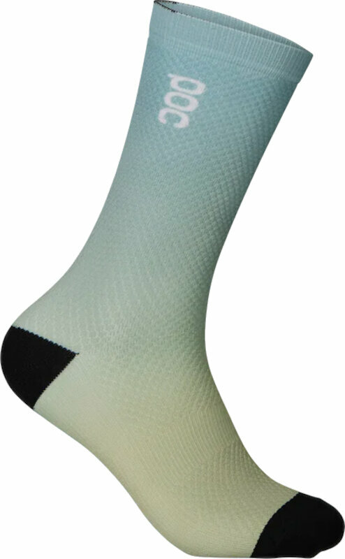 Чорапи за колоездене POC Essential Print Sock Gradient Mineral Blue L Чорапи за колоездене