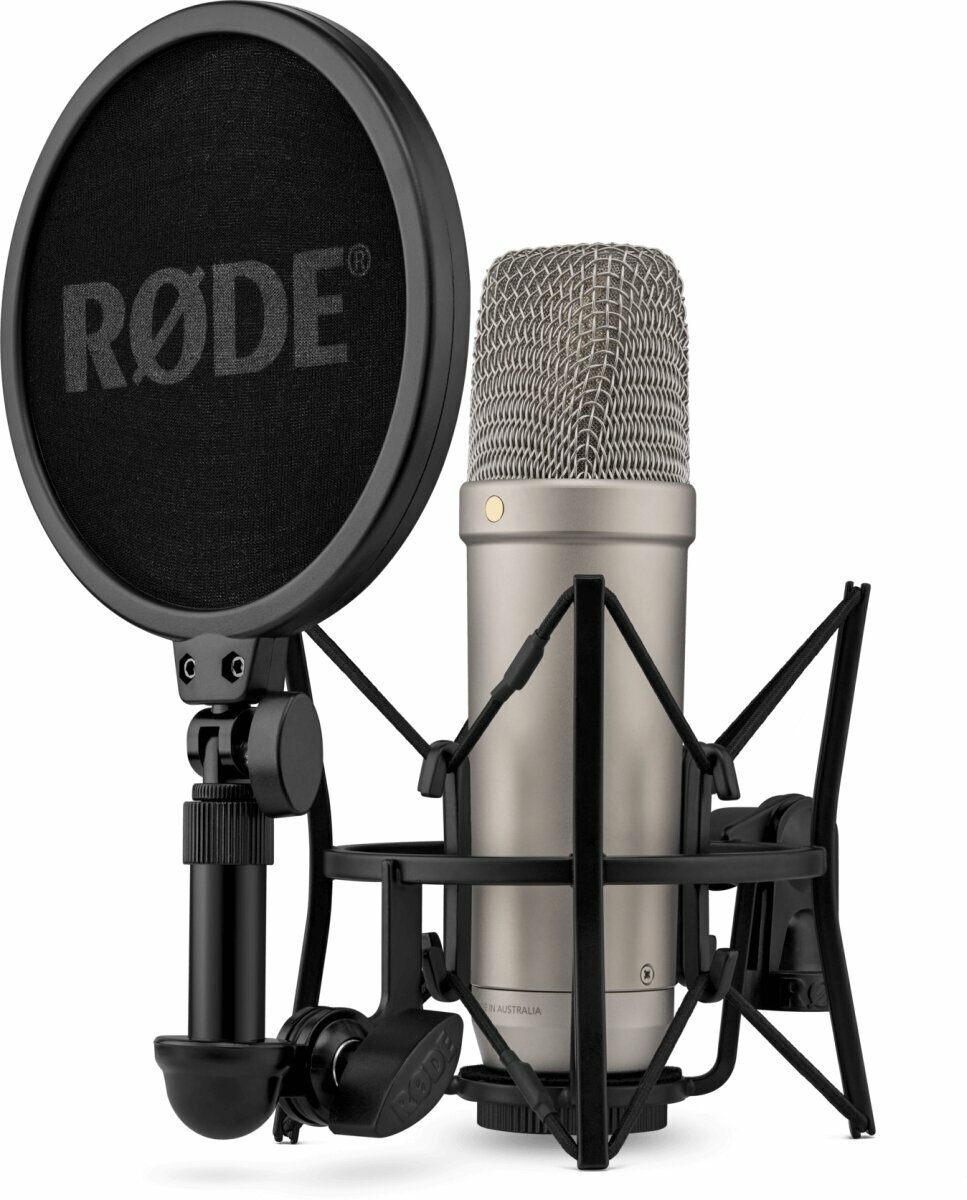 Mikrofon pojemnosciowy studyjny Rode NT1 5th Generation Silver Mikrofon pojemnosciowy studyjny