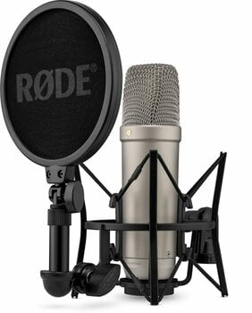 Studio Condenser Microphone Rode NT1 5th Generation Silver Studio Condenser Microphone - 1