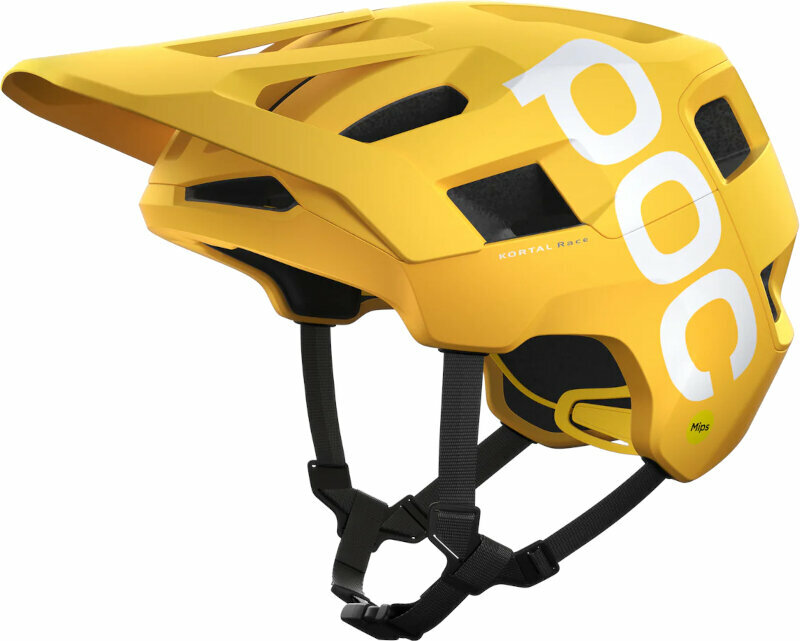Cyklistická helma POC Kortal Race MIPS Aventurine Yellow Matt 55-58 Cyklistická helma