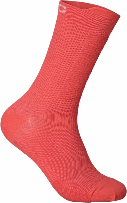 Чорапи за колоездене POC Lithe MTB Sock Mid Ammolite Coral M Чорапи за колоездене