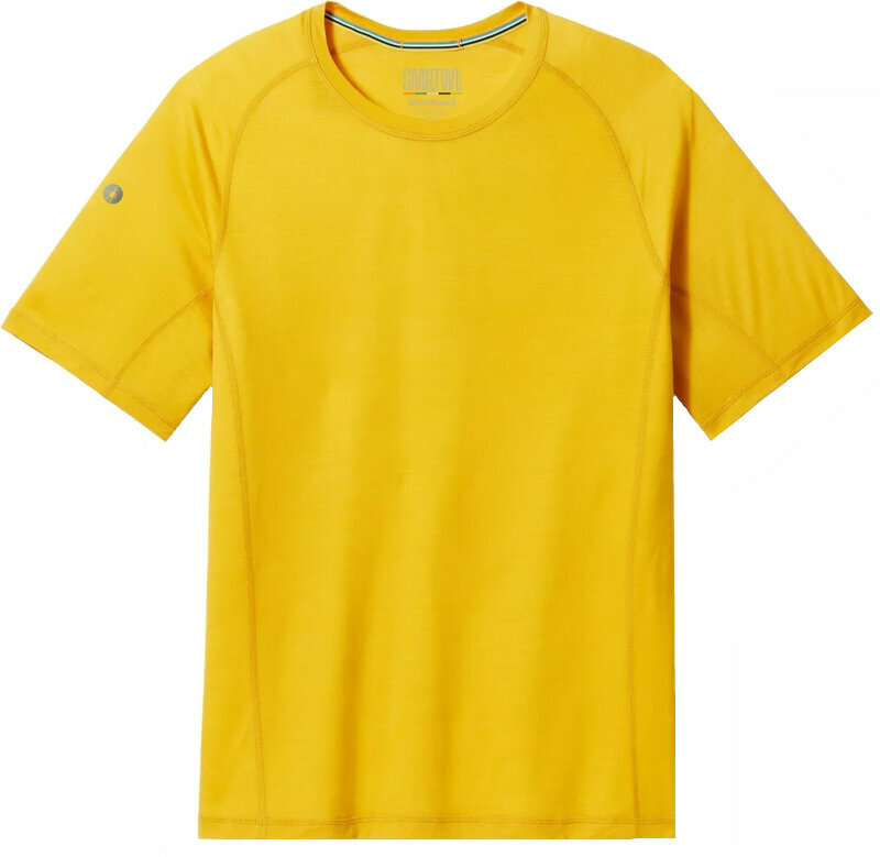 T-shirt de exterior Smartwool Men's Active Ultralite Short Sleeve Honey Gold S T-Shirt