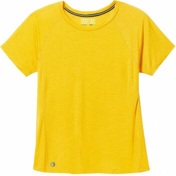 T-shirt de exterior Smartwool Women's Active Ultralite Short Sleeve Honey Gold S T-shirt de exterior - 1
