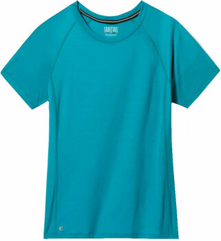 T-shirt outdoor Smartwool Women's Active Ultralite Short Sleeve Deep Lake M T-shirt outdoor - 1