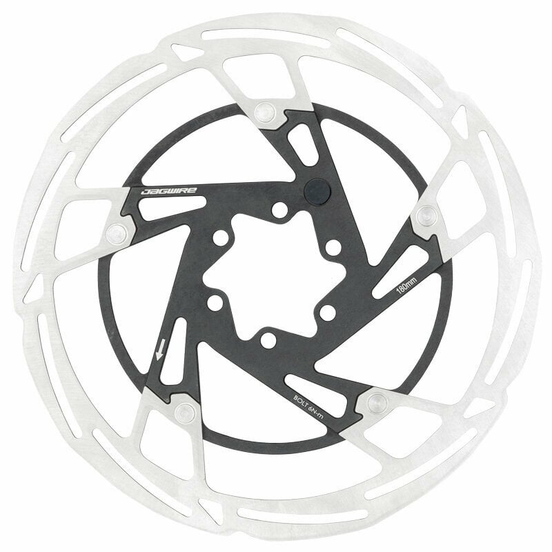 Rotor de travão Jagwire Pro LR2-E Disc Brake Rotor w/Magnet 6-Bolt Disc 180.0 6-bolt Rotor de travão
