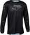 Maillot de motocross FOX Kids Blackout Jersey Black/Black M Maillot de motocross