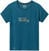 Udendørs T-shirt Smartwool Women's Active Ultralite Go Far Feel Good Graphic Short Sleeve Tee Twilight Blue S Udendørs T-shirt
