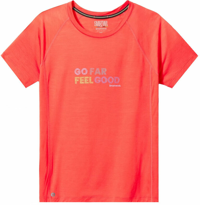 Outdoor T-shirt Smartwool Women's Active Ultralite Go Far Feel Good Graphic Short Sleeve Tee Carnival S Outdoor T-shirt