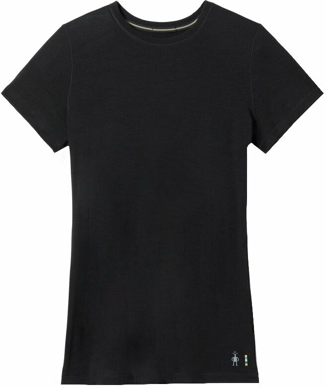 Camisa para exteriores Smartwool Women's Merino Short Sleeve Tee Black M Camisa para exteriores