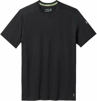Camisa para exteriores Smartwool Men's Merino Short Sleeve Tee Black M Camiseta Camisa para exteriores - 1