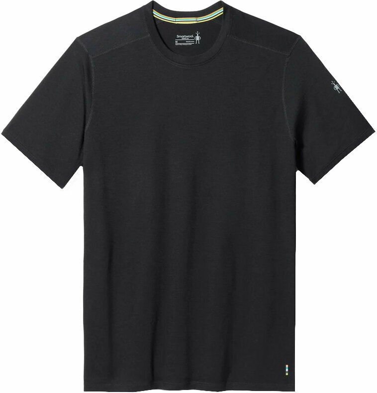 Ulkoilu t-paita Smartwool Men's Merino Short Sleeve Tee Black 2XL T-paita