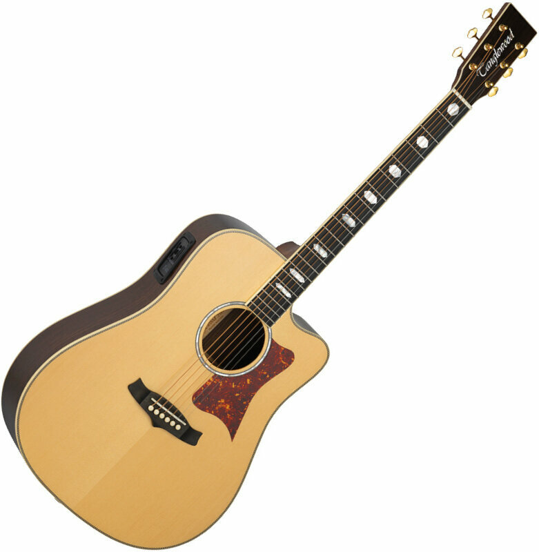 Dreadnought elektro-akoestische gitaar Tanglewood TW1000 H SRCE Natural Gloss