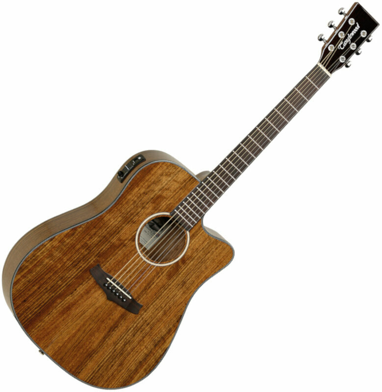 Dreadnought elektro-akoestische gitaar Tanglewood TW28CE X OV Natural Gloss