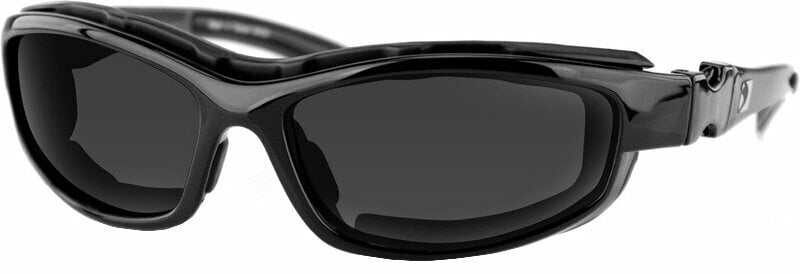 Motorbril Bobster Road Hog II Convertible Gloss Black/Smoke Mirror/Amber/Clear/Dual Grade Mirror Motorbril