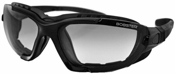 Occhiali moto Bobster Renegade Convertibles Gloss Black/Clear Photochromic Occhiali moto - 1