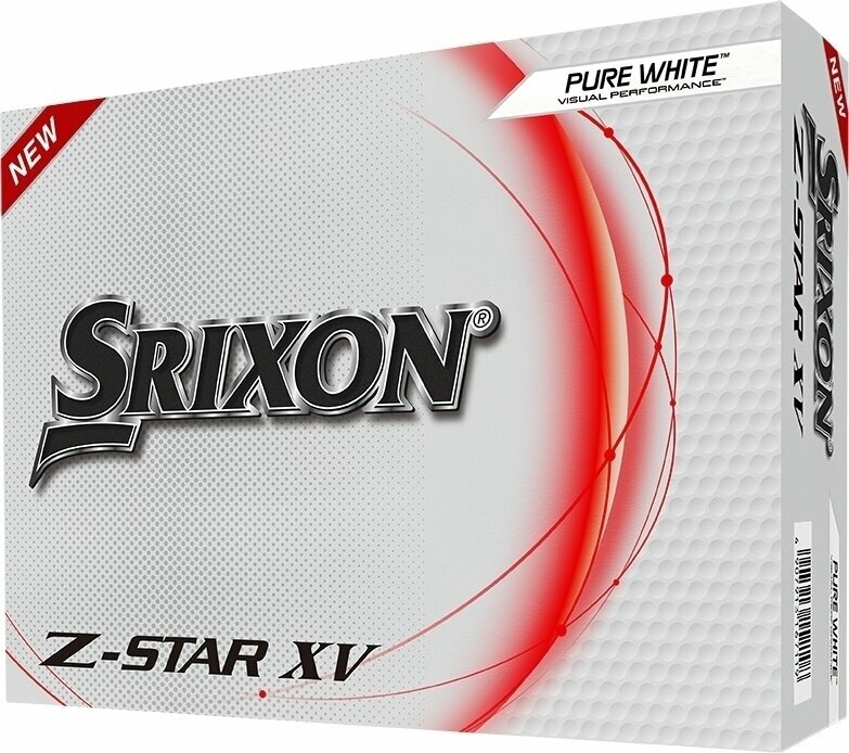 Нова топка за голф Srixon Z-Star XV 8 Golf Balls Pure White